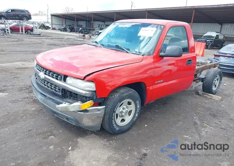 2002 Chevrolet Silverado 1500 из США, поврежденный, VIN 1GCEC14W22Z103016